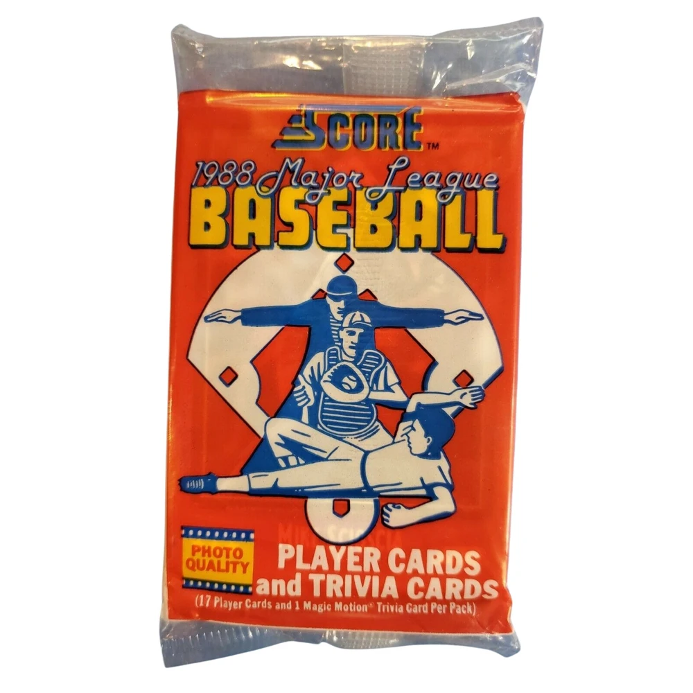 Score 1988 Baseball Major League. Коллекционные карточки бейсбольные 17шт