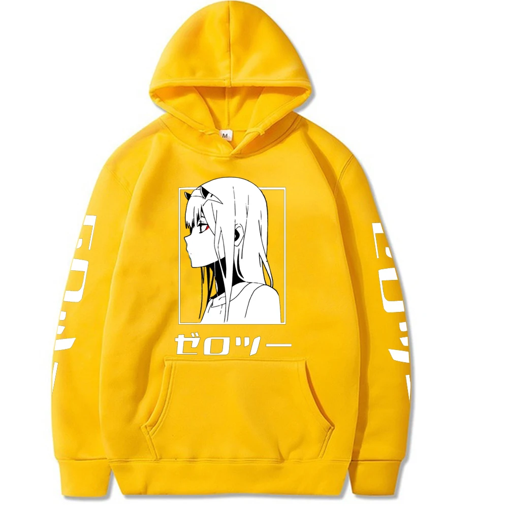 

Japanese Anime Women 2021 Darling In The Franxx Zero Two Hoodies Harajuku Casual Streetwear Graphic Sweatshirts Unisex Hoodies