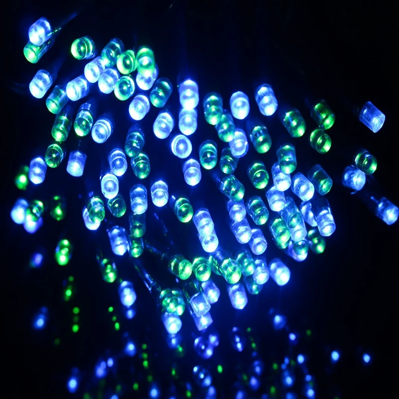 8 режимов Рождественская гирлянда светильник s USB 20 м 200LED водонепроницаемая