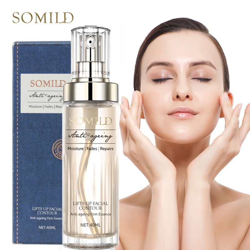 

Роскошная корейская косметика SOMILD, сыворотка для лица с белым снегом, отбеливающая Женская эмульсия, растительная эссенция, крем для ухода ...