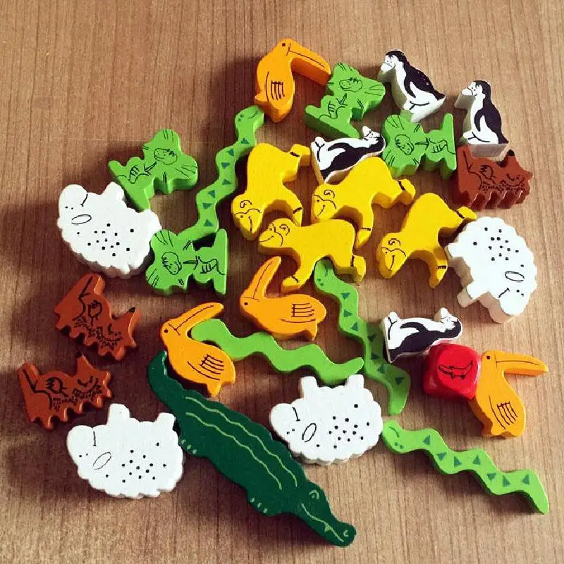 Животные строительные блоки игры дети раннего образования Alpinia оксифилла