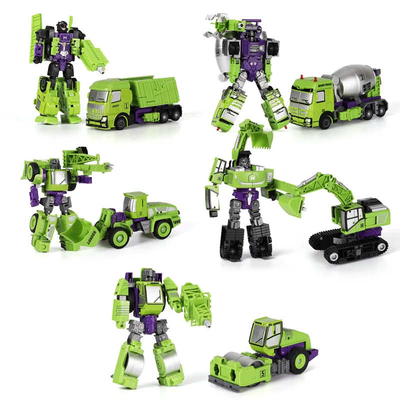 

Экшн-фигурки-трансформеры, деформированный автомобиль, робот, модель экскаватора, два деформации, модели King Kong