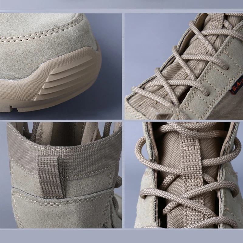 Для мужчин на открытом воздухе военные тактические ботинки для пустыни Non Slip