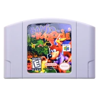 Banjo-Kazooie 64 бит карточная игра Action-Adventure игры 1 видео игровая консоль карты Английская литература американской версии для nintendo - Цвет: Banjo-Kazooie