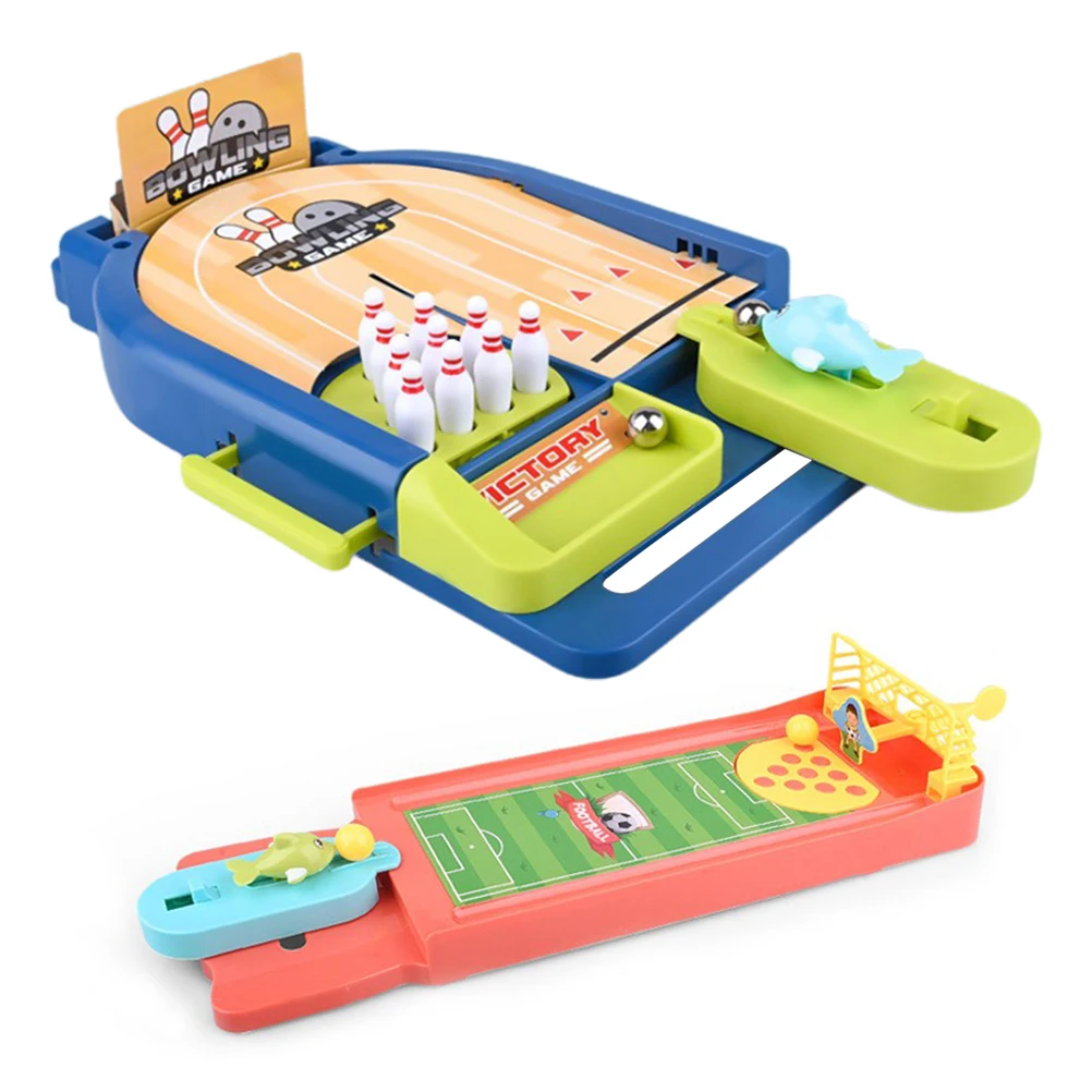 

Children's Finger Catapult Ball Desktop Shooting Machine Table Basketball Bowling Game Interactive Boy Educational Toy