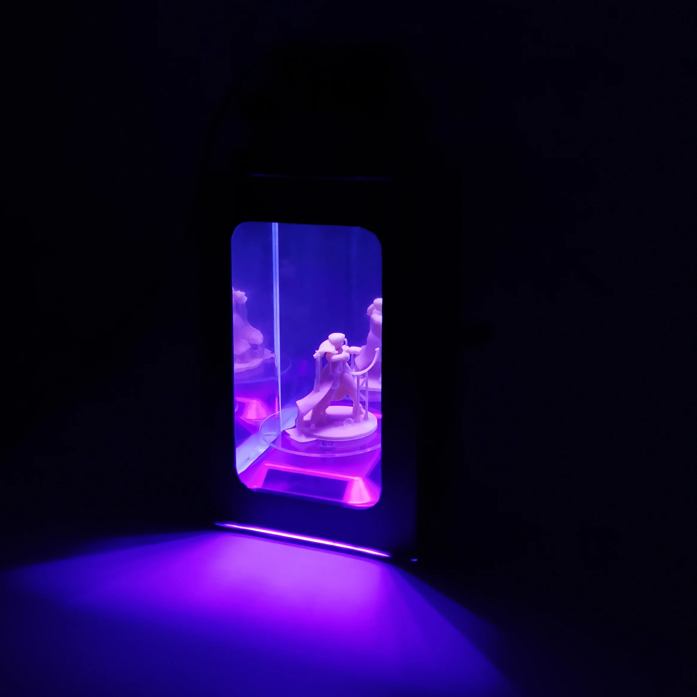 

Wholesale UV resin curing light lamp with DIY enclosure for SLA DLP LCD 3D printer solidify 405nm uv resin auto solar turntable
