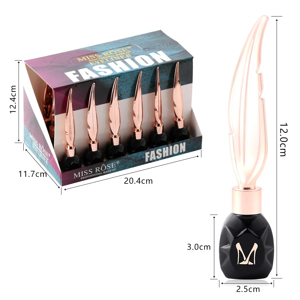 MISS ROSE быстросохнущая тонкая жидкая подводка для глаз макияж не блекнет и прочная