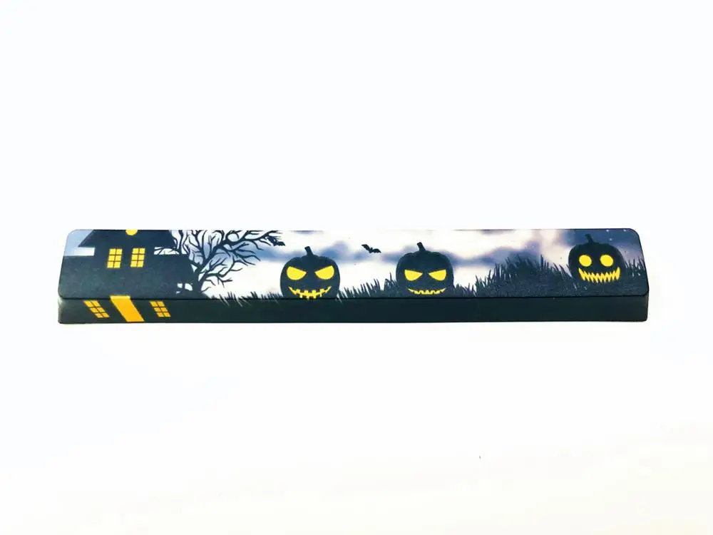 Тыква Хэллоуин краситель подложенный пробел Keycap толстые PBT Keycaps Вишневый профиль