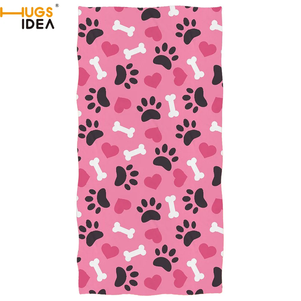 HUGSIDEA милое женское пляжное полотенце в виде собачьей кошачьей лапы банное