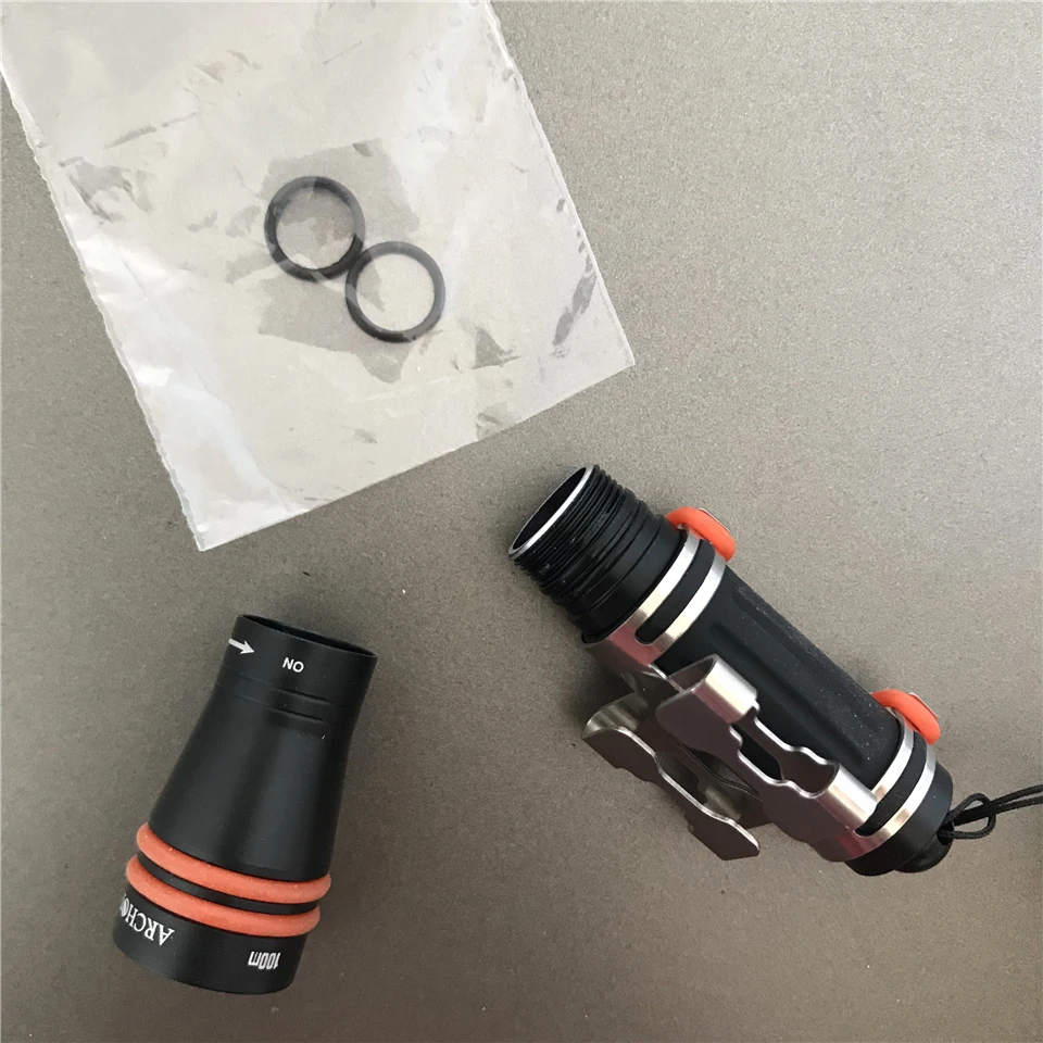 Светодиодный мини светильник Archon D1A с батареей AAA подводный фонарь на глубину 100