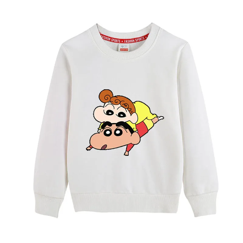 

Boy Girl Crayon Shin-Chan Sweatshirts Autumn Coat Sweater Baby Long Sleeve Outfit Tracksuit kid shirt clothes Christmas gift