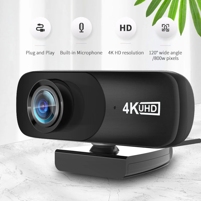 

C160 4K 3840*2160 Webcam Web Cam Web Camera With MicrophoneBroadcast Video Calling Conference