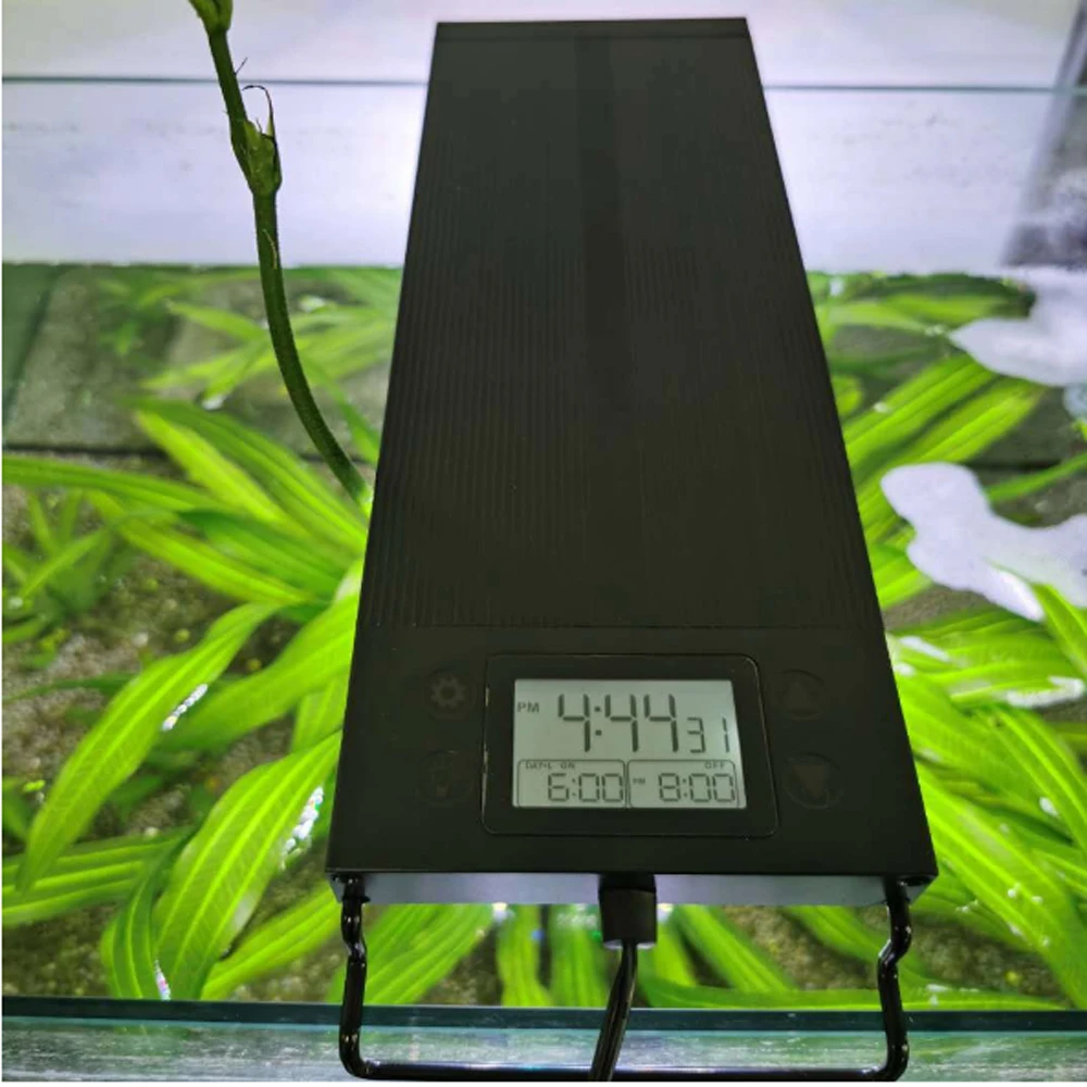 

Super Bright LED Aquarium Lighting 18W 24W Timmable Sunrise Sunset LED Light Aquarium Full Spectrum for Clip-on Fish Tank