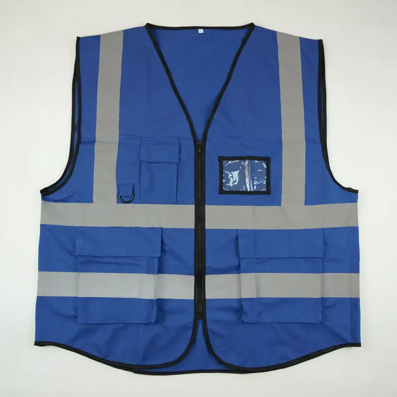 Безопасность жилет Hi Vis Светоотражающие синий/оранжевый/желтый Размеры XS размеры