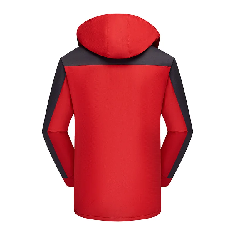 Мужская водонепроницаемая парка ветрозащитная Толстая зимняя куртка с