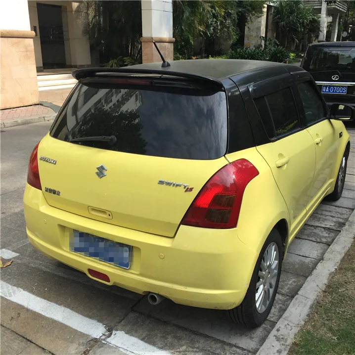 Спойлер для Suzuki Swift Sport ABS Материал заднее крыло автомобиля праймер спойлер 2008 2015