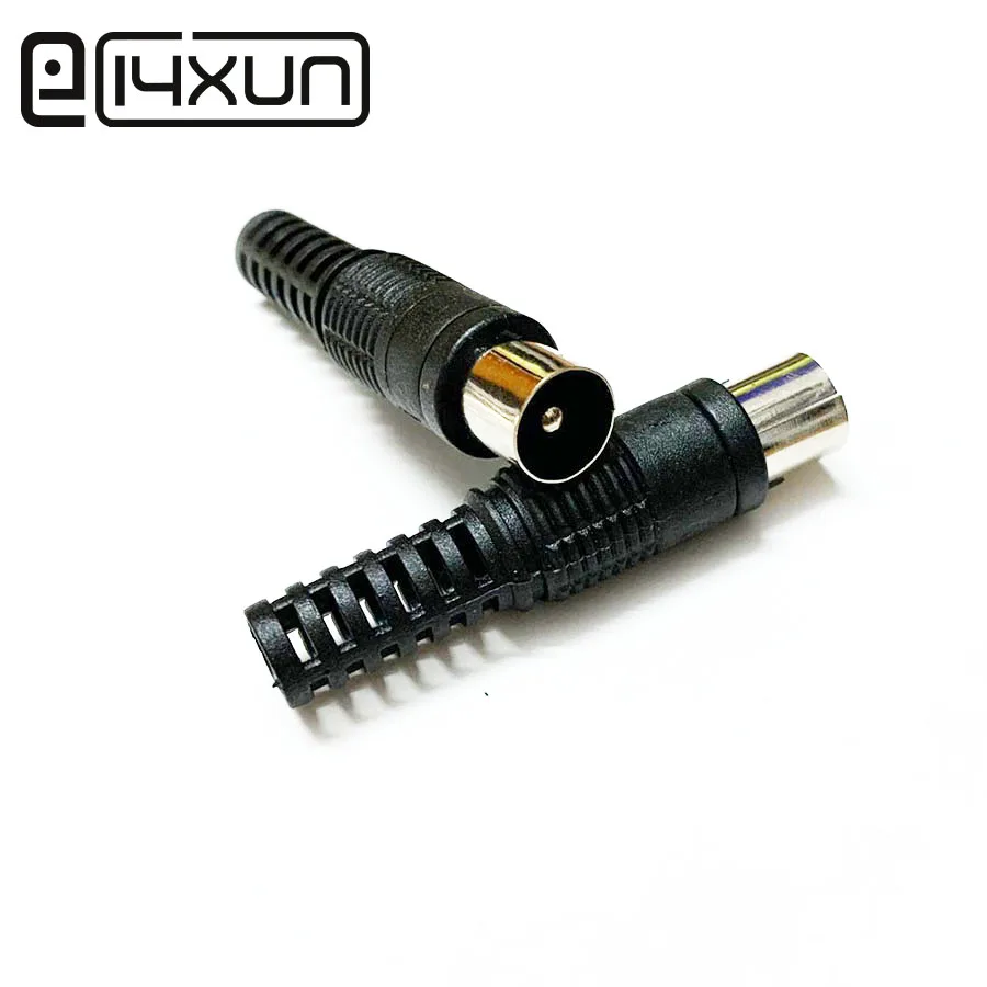 50 шт. Без припоя кабель 9 5 мм штекер ТВ антенна замкнутый контур пользователь