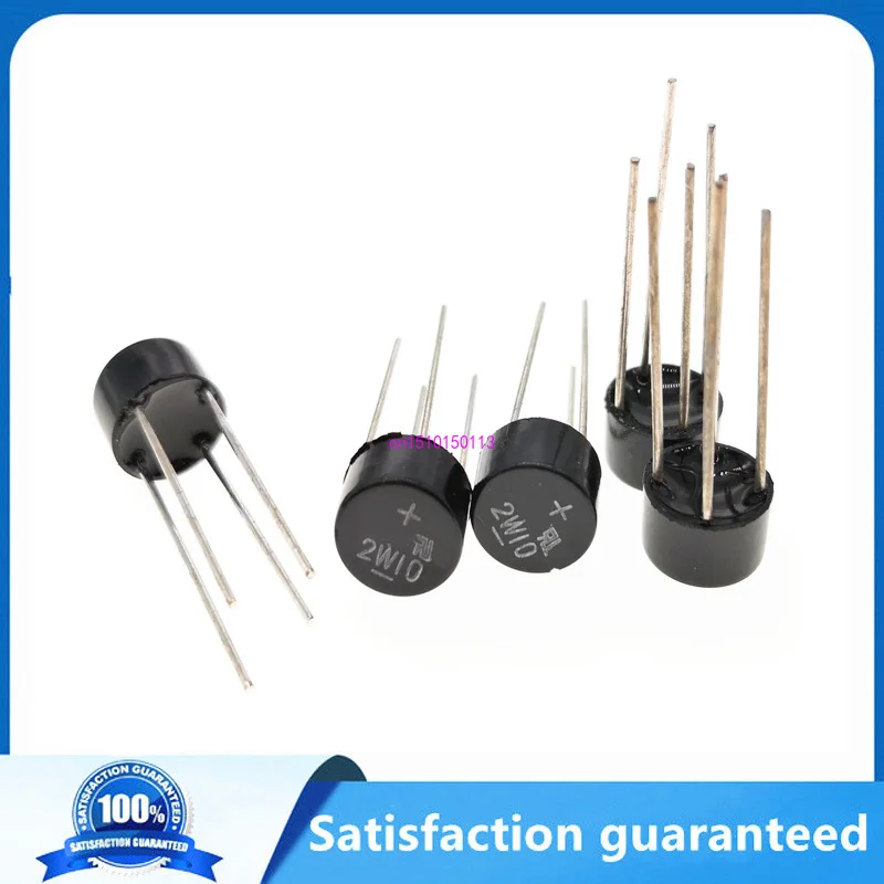 

100 шт., выпрямитель диодного моста 2w10 2A 1000V 2w10