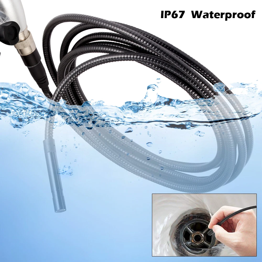 Ручной Wi Fi эндоскоп Proker 1080P IP67 водонепроницаемая многофункциональная