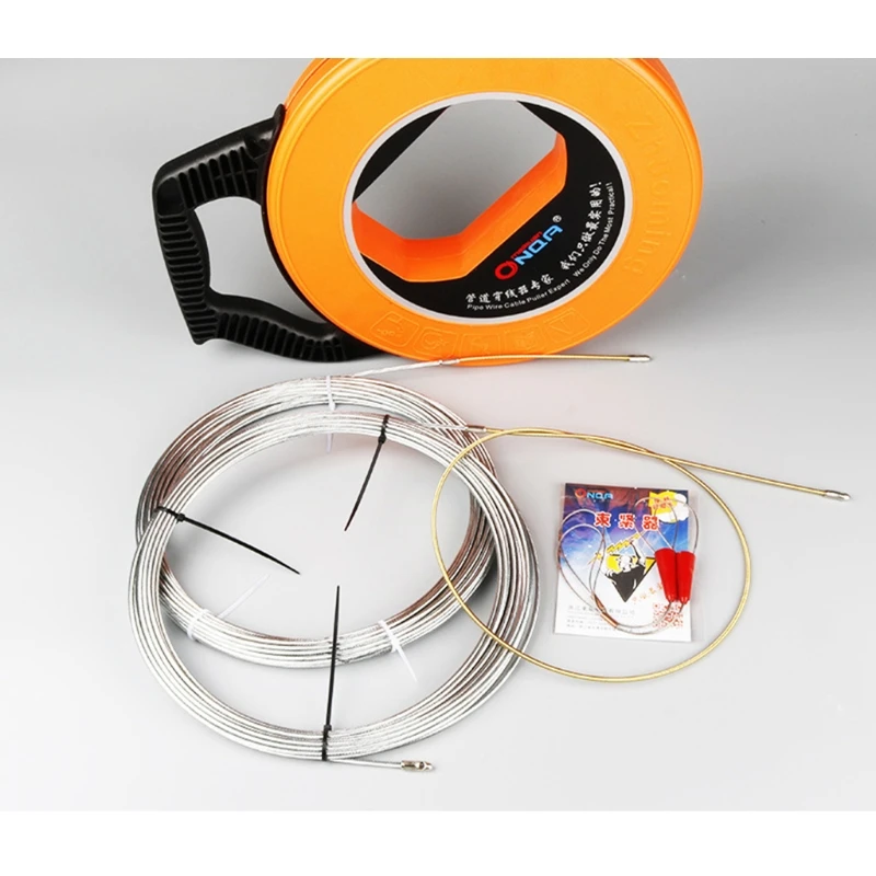 

Fastener Tool & Puller Tool for Electrical Fish Tape, Portable Cable Puller Tool Fish Tape Fastener for Electrical Tape
