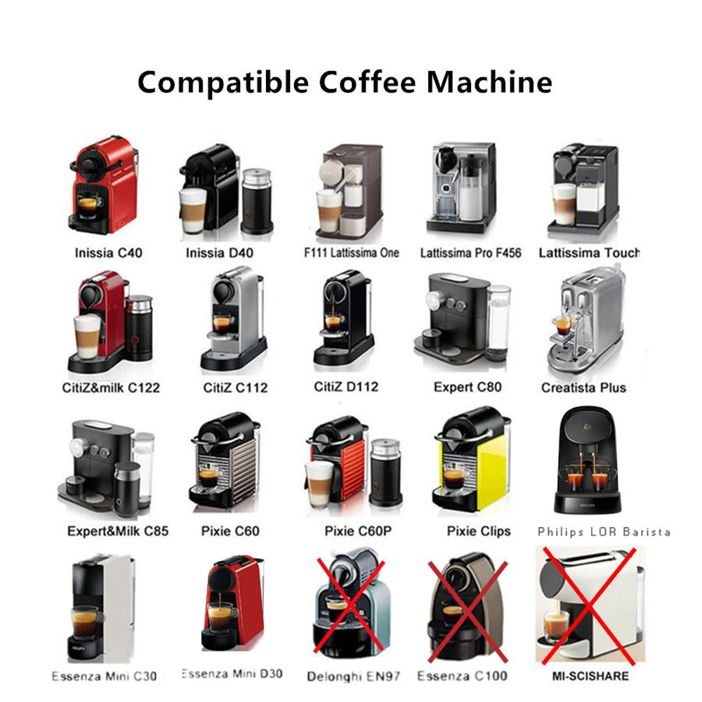 Belr Housewares Новая модернизированная многоразовая капсула для кофе Nespresso кофемашина