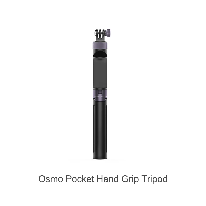 PGYTECH DJI OSMO карманная селфи палка рукоятка и аксессуар крепление для DJI Osmo карманная/экшн-Камера Gopro Hero 6 5 4/аксессуары - Цвет: Золотой