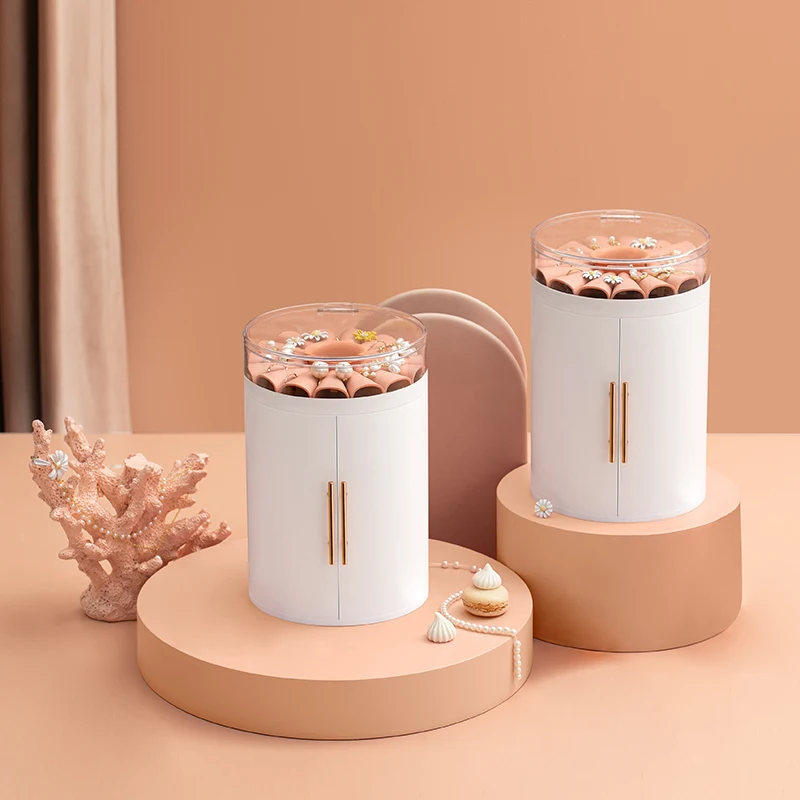

4-layer Drawer Jewelry Box Earrings Hand Jewelry Storage Box Earrings Necklace Storage Box Compartment Box Dustproof Display