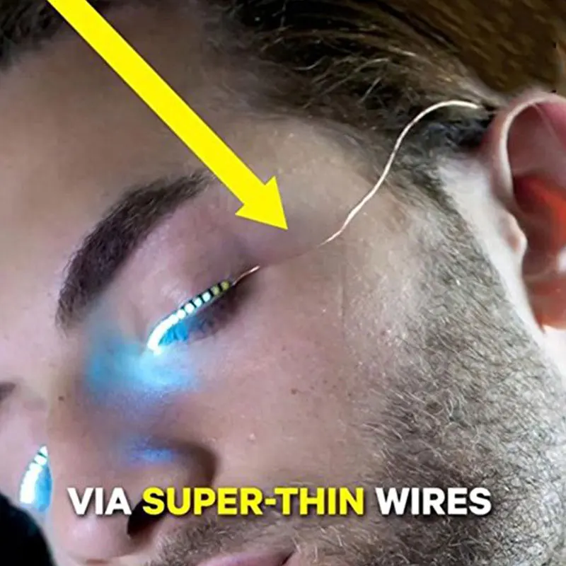 Светодиодный светильник накладные ресницы длинные макияж Накладные белые Nautral