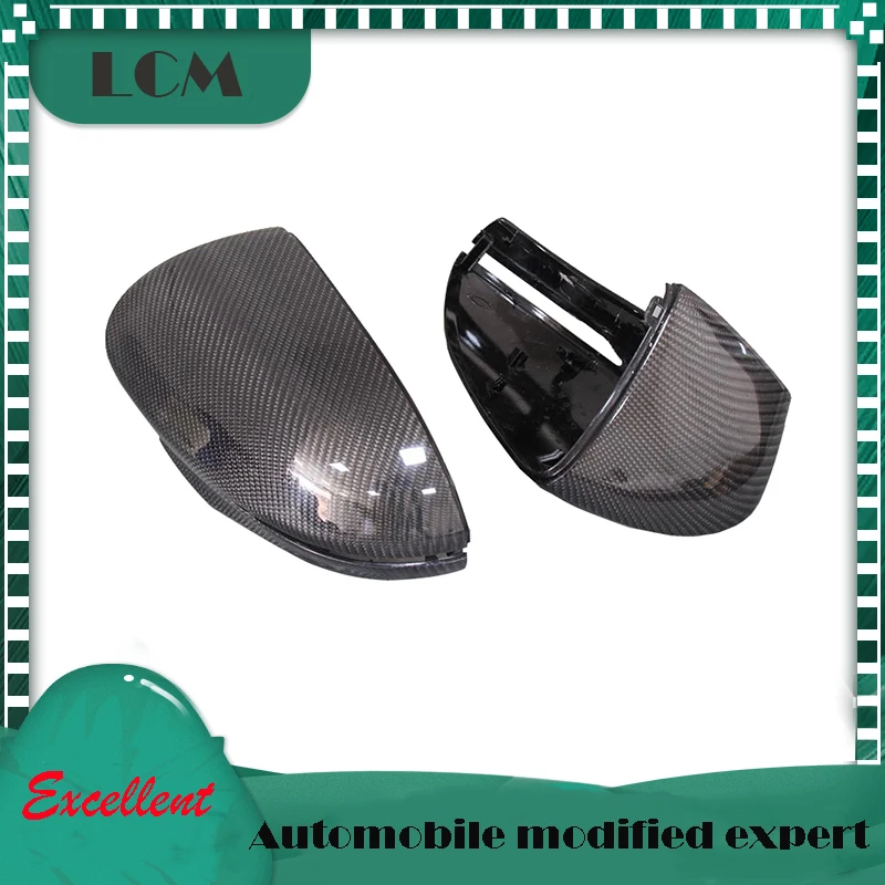 

Replacement Style 2016 2017 2018 For Buick LaCrosse Gloss Black ABS+Real Carbon Fiber Exterior Side Rearview Mirror Cover Caps