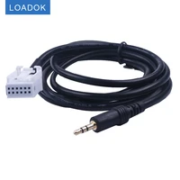 12pin car 3 5mm audio music aux cable input adapter for mercedes benz w203 c class w169 w245 w203 w209 w164