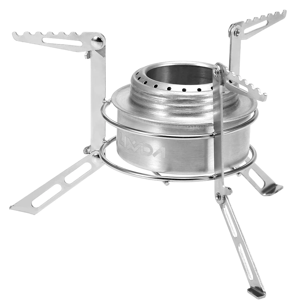 Открытый Кемпинг спиртовой печи и стойки комбо набор мини портативный плита с