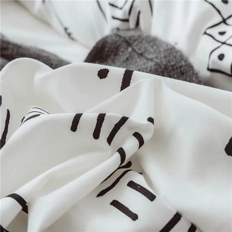 Постельное белье из чистого хлопка простые комплекты постельного белья в