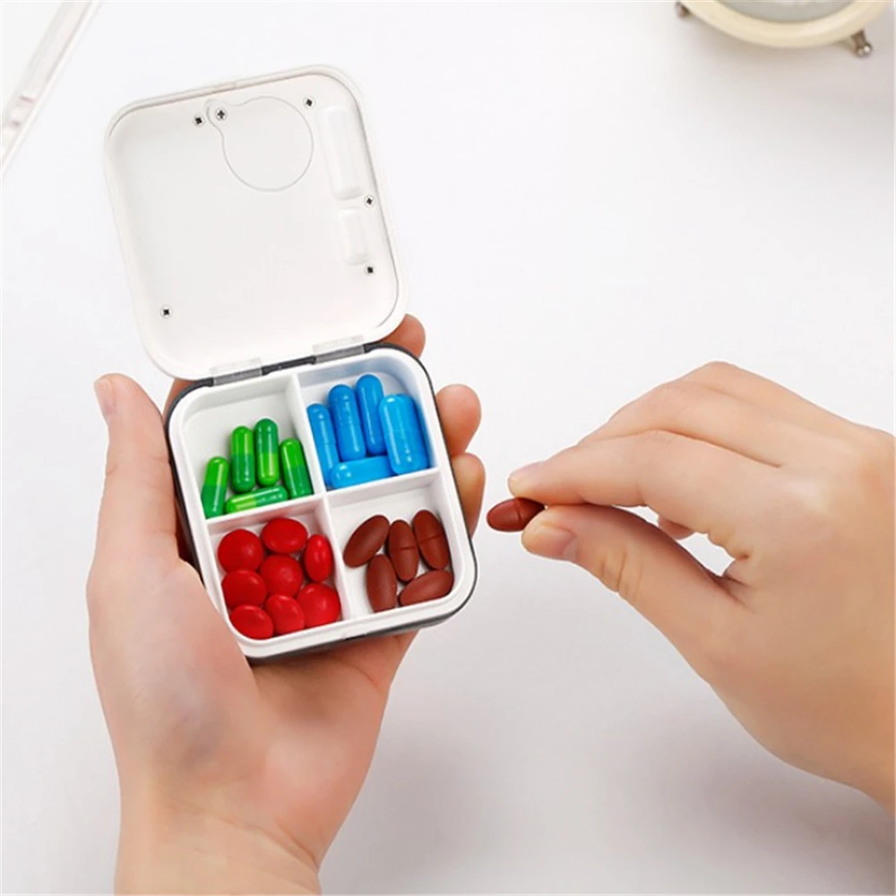 Пылезащитный отдельный органайзер для таблеток коробка Чехол Электронный