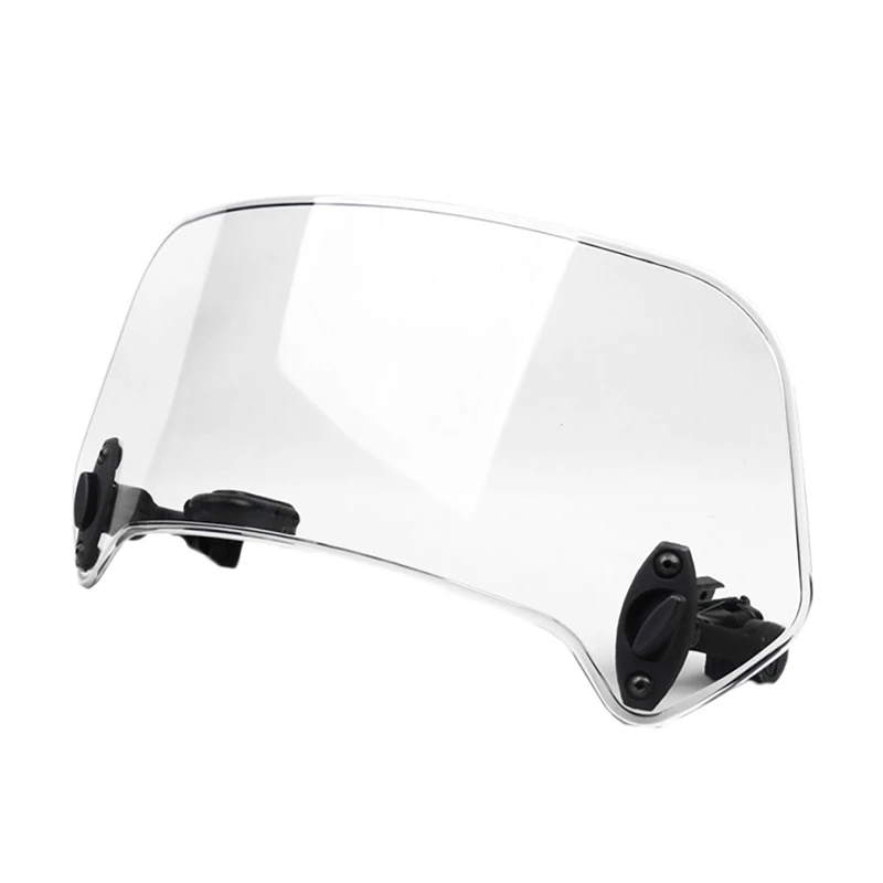 

Universal Motorcycle Adjustable Wind Screen Extension Windshield Spoiler Air Deflector 36x27x16cm