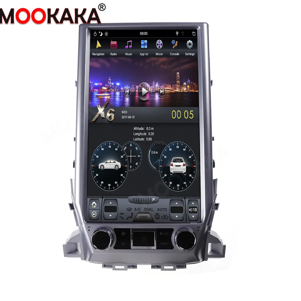 Для TOYOTA LAND CRUISER LC200 2016 2019 VX GX VXS 5700 Android 9 0 64G мультимедийный плеер в стиле Тесла