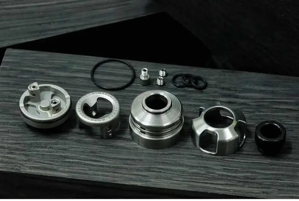 

2pcs/lot armor mods engine rda with bf pin 316 ss 22mm Replaceable Airflow adjustable control Single coil deck vs HAKU VENNA V2