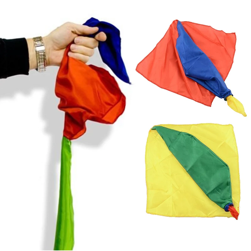 Bufandas de seda de colores para trucos, utillaje para actuaciones de calle, utillaje de escenario, cambio de Color S3C1 S, 1 Uds.-3