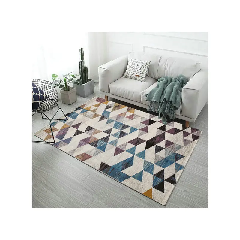 

Ins Nordic Geometric Home Living Room Carpet New Coffee Table Sofa Cushion Living Room Carpet Rug for Living Room