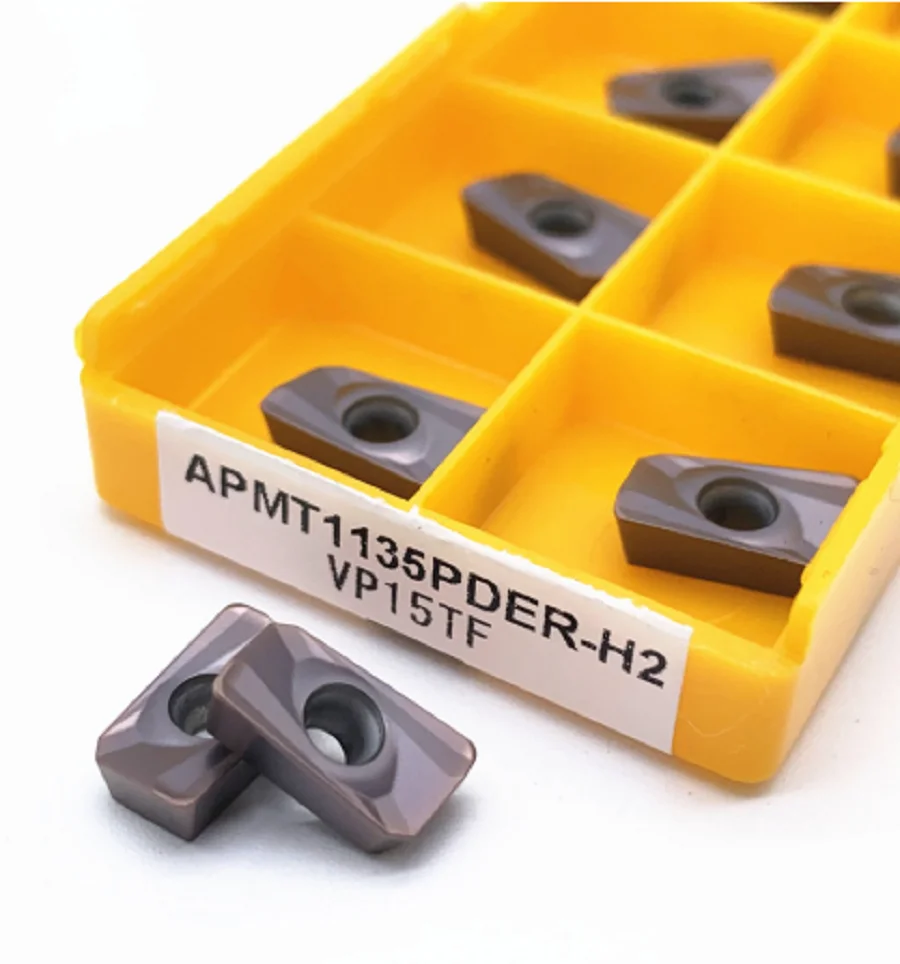 Карбид APMT1135 M2 / H2VP15TF фрезерный токарный инструмент вставки для индексируемого