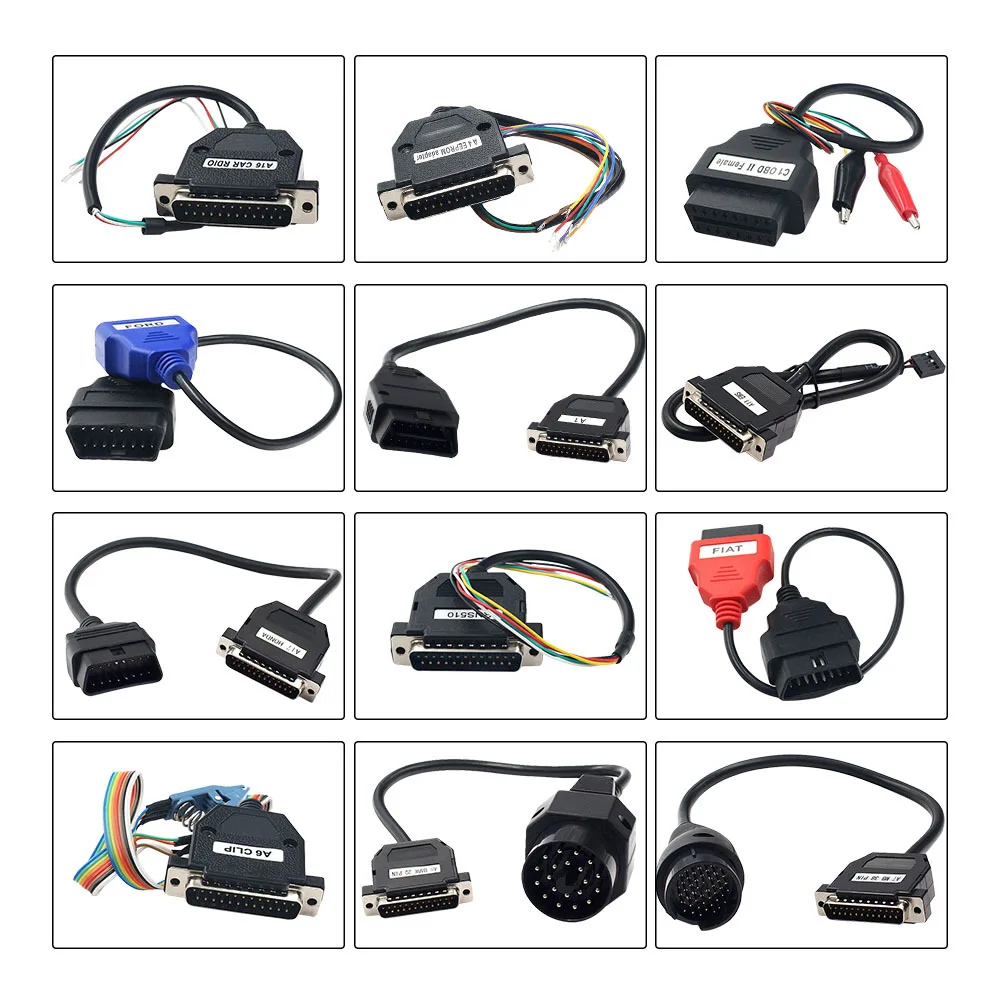 Carprog V10.93 V10.05 V8.21 Полный Адаптеры автомобиля Prog для водителя/радио/приборной