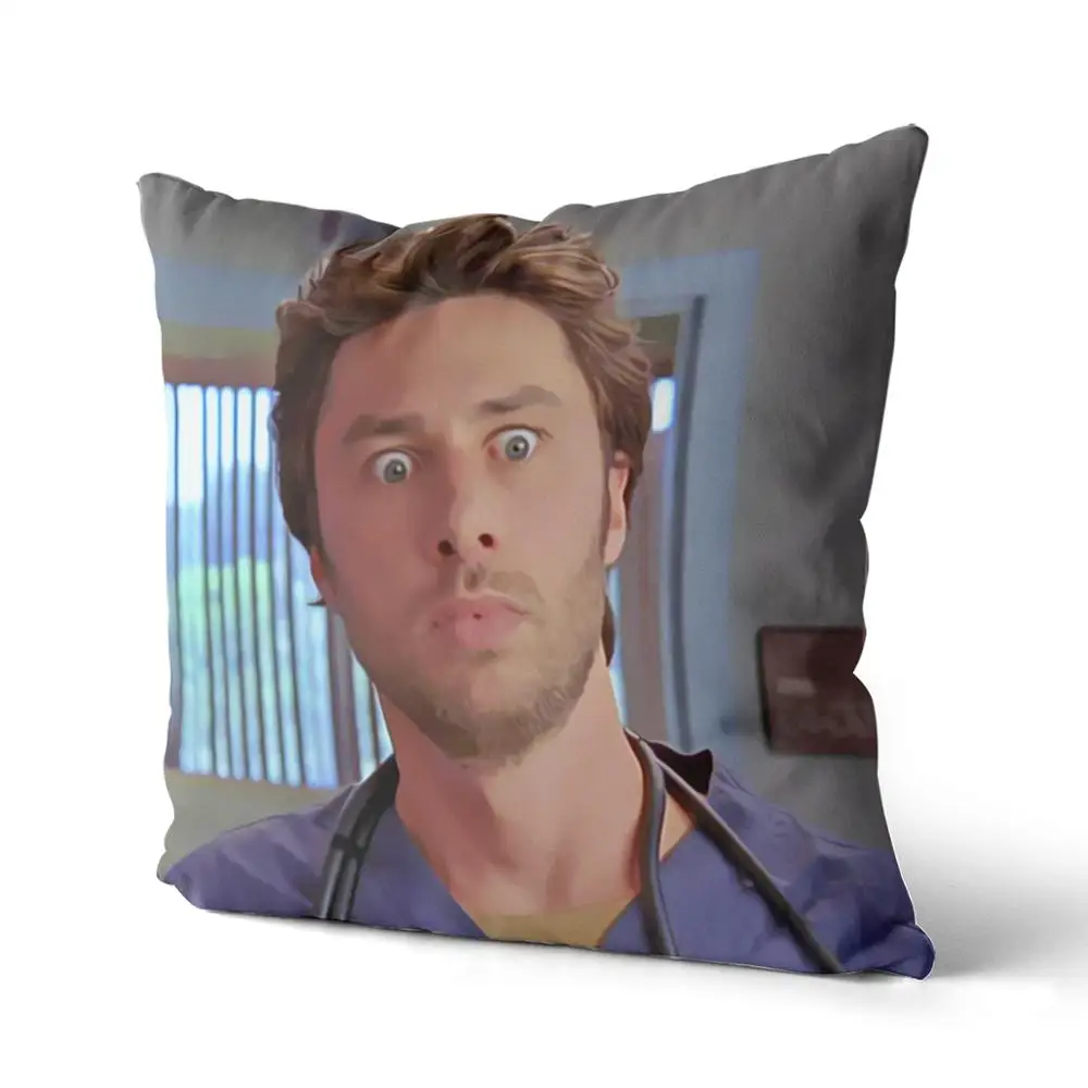 Zach Braff J.D хлопчатобумажные брезентовые наволочки на заказ для диванных подушек