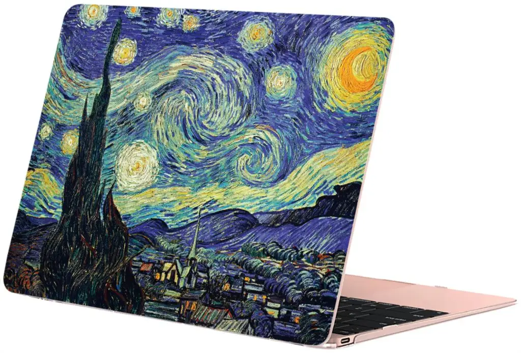 Чехол Sykiila для Macbook Air 11 13 Pro 12 13 15 чехол картина маслом оболочка A1706 A1707 A1989 Сенсорная панель Гог мрамор