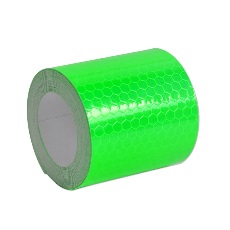 green Светоотражающие полосы LUDUO 5 см x 3 м, автомобильные наклейки, знак безопасности, Предупреждение светящаяся темная Ночная лента, мотоциклетная пленка, аксессуары - Цвет: green