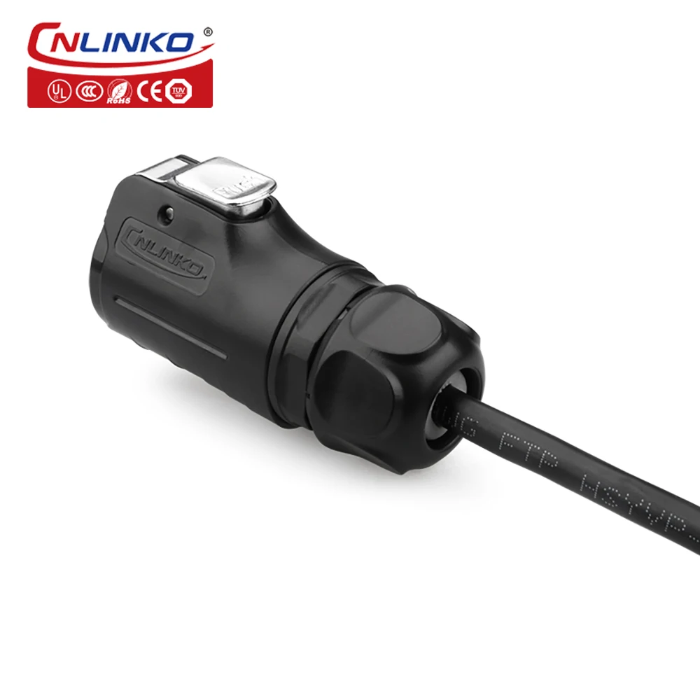 Linko IP67 PBT Пластик 12A 400V 5 контактный разъем Водонепроницаемый Кепки Мощность