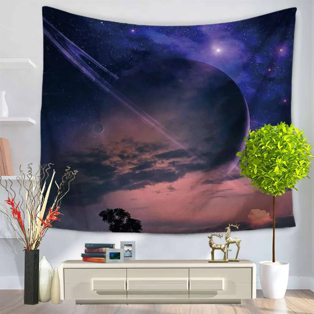 Полиэстер гостиная гобелен украшение звездное небо модное одеяло Туманность