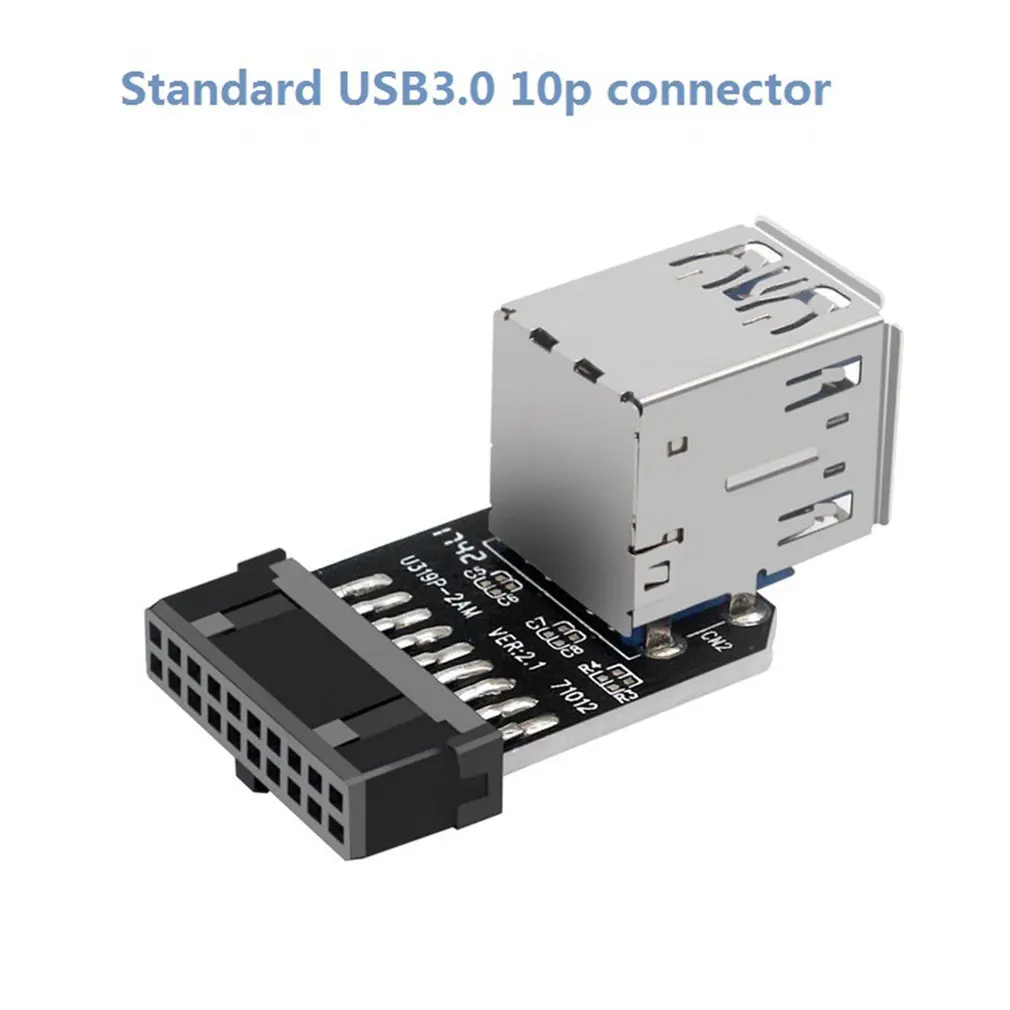 

Адаптер USB 3,0/3,1 C Type IDC 19P/20P к порту USB A, внутреннее подключение 3,0 A, внутренние интерфейсы, раздел B