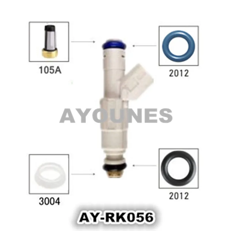Оптовая продажа 8 комплектов ремонтные наборы деталей топливной форсунки фильтр