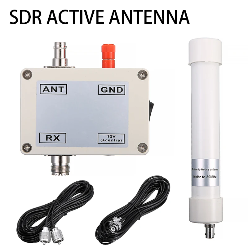 Mayitr 10 кГц 30 МГц Mini Whip VLF LF HF VHF SDR Активная Антенна Широкополосный приемник M Разъем