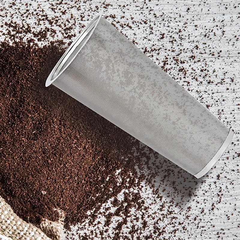 

Coffee Filter for 2 Wide-Mouth Mason Jars Stainless Steel Ultra-Fine Mesh Tea Coffee Maker with Fruit Injector