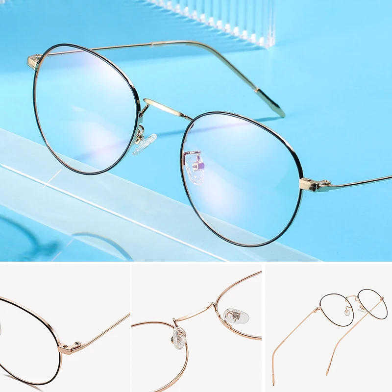 

New 2in1 Optical Anti-Blue Light Glasses Photochromic Retro Kick-Off Glasses Frame Unisex SCI88